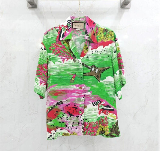 Gucci Ocean Printed Logo T-Shirt 74873213