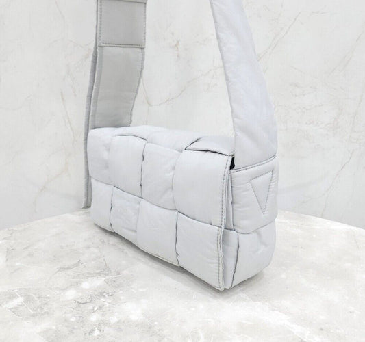Bottega Veneta Gray Padded Tech Cassette Crossbody Bag 628951 124798961