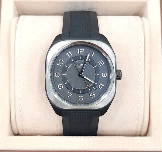 Hermes New 08 Watch Titanium Matte Black Automatic 42MM SKU 08 120617318