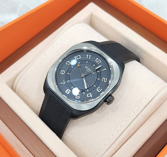 Hermes New 08 Watch Titanium Matte Black Automatic 42MM SKU 08 120617318