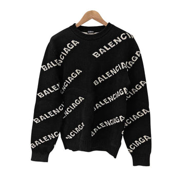 Balenciaga Long Sleeve Knit Logo Sweater 7430683177 117787339