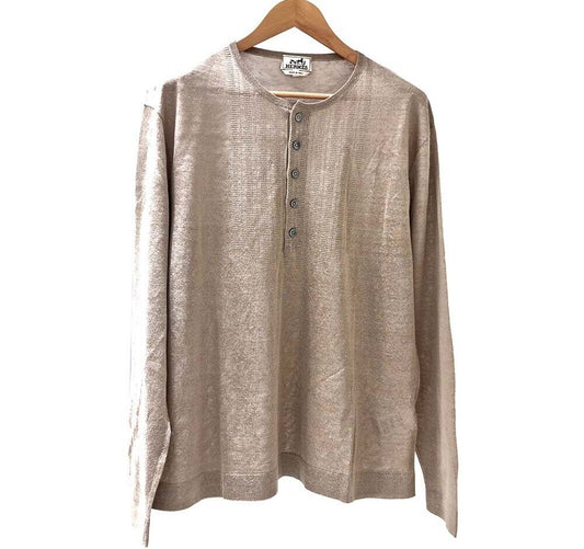 Hermes Brown Shirt with Stylish Design 7343665656 96036690