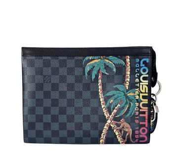 Louis Vuitton Graphite Pochette Voyage MM + Keyring 7150856048 68119079