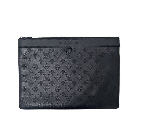 Louis Vuitton Monogram Shadow Pochette Clutch 6750776132 48141324