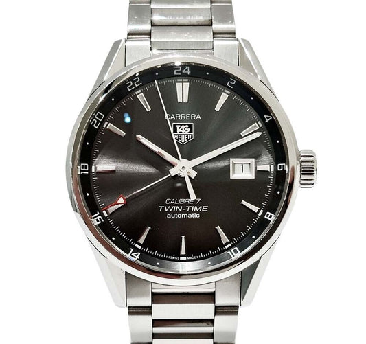 Tag Heuer Twin Time Steel Watch WAR20126 7410688318 115081602