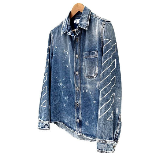 Off White Denim Jacket 7284463805 79995990