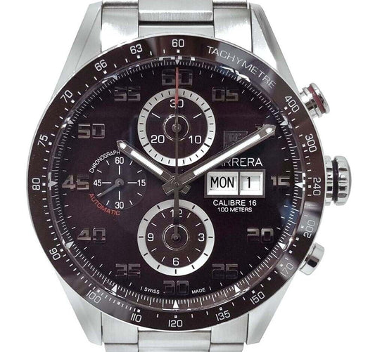 Tag Heuer Carrera Day Date Steel Watch CV2A1S 6333729314 35762848