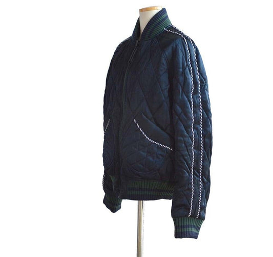 Off White Reversible Velvet Varsity Jacket 5403332664 27625991