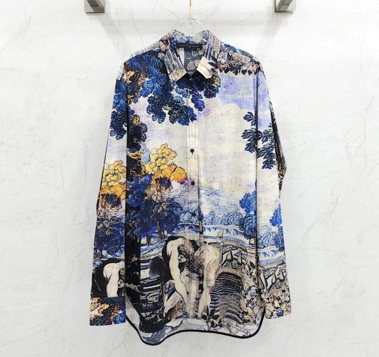 Louis Vuitton Limited Edition Tapestry DNA Printed Shirt 117789185