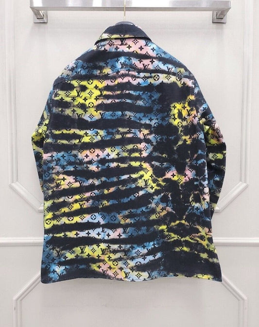 Louis Vuitton Monogram Tie-Dye Denim Jacket 72994090
