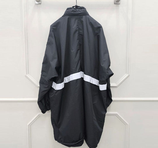Balenciaga Embroidered Logo Scotch Over Shell Parka Jacket 105546982