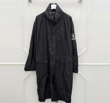 Moncler Black Plain Greg Genius Long Jacket 56989031