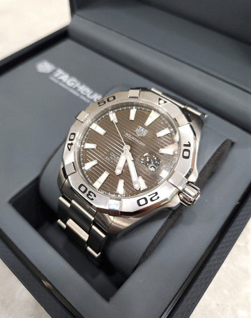 Tag Heuer Aqua Racer Metal Watch Brown Dial 58415128