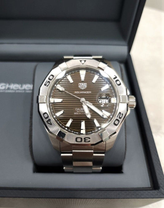 Tag Heuer Aqua Racer Metal Watch Brown Dial 58415128