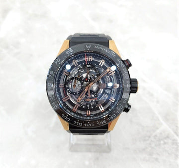 Tag Heuer Carrera Heuer 01 Skeleton Watch 45mm Titanium Gold 119064981