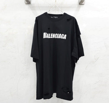 Balenciaga Cracked Overfit Short-Sleeve T-shirt - Product #123456 120931575