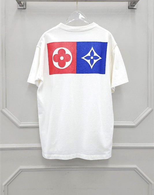 Louis Vuitton White Multi Flower Short Sleeve T-Shirt 75995454