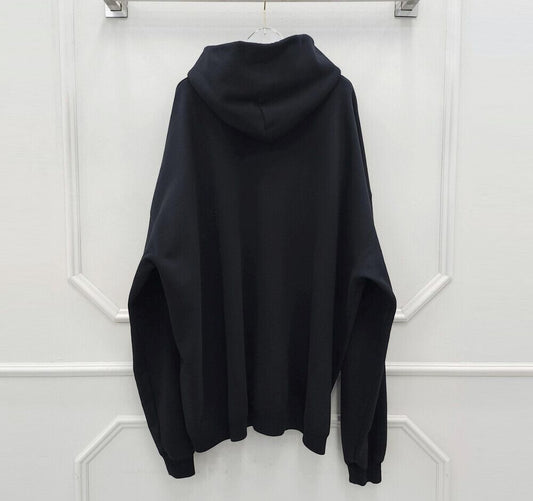 Balenciaga Logo Print Oversized Hoodie 64265607