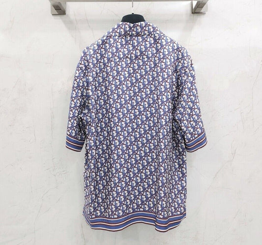 Dior Oblique Pixel Hawaiian Silk Shirt 117391696