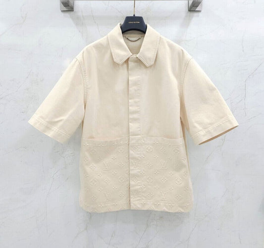 Louis Vuitton Monogram Workwear Short Sleeve Shirt 1AAUOA 114872016