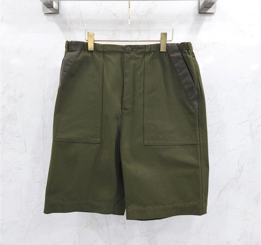 กางเกงผ้าฝ้ายหนังแคนวาส Gucci - SKU 50