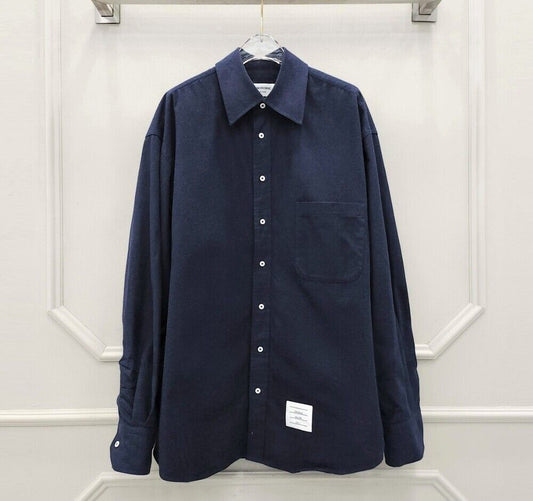 Thom Browne White Striped Three-Line Shirt 76812987