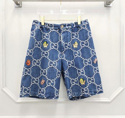 Gucci GG Animal Multi-Logo Shorts 64265659