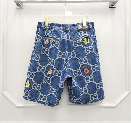 Gucci GG Animal Multi-Logo Shorts 64265659