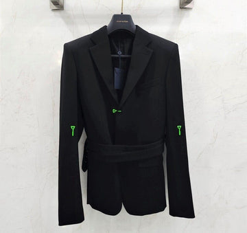 Louis Vuitton Hook Belted Single Jacket - SKU 52 124800904