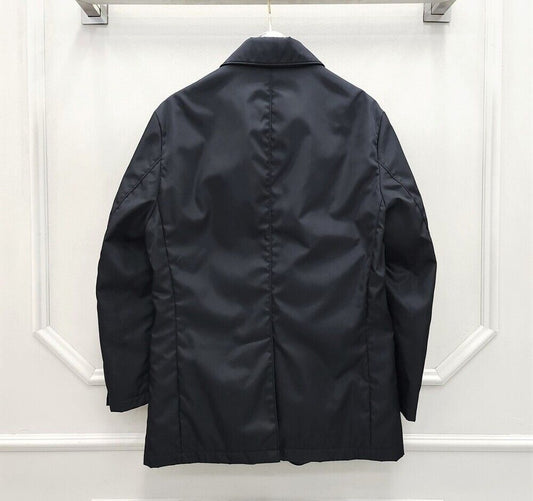 Prada Nylon Single-Breasted Jacket with SKU 46 71318995