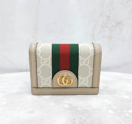 Gucci Ophidia GG Triple Stripe Card Holder 523155 118702188