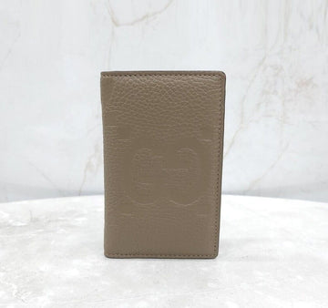 Gucci Jumbo Leather Card Wallet GG 124798939