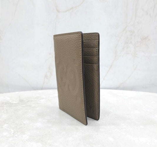Gucci Jumbo Leather Card Wallet GG 124798939