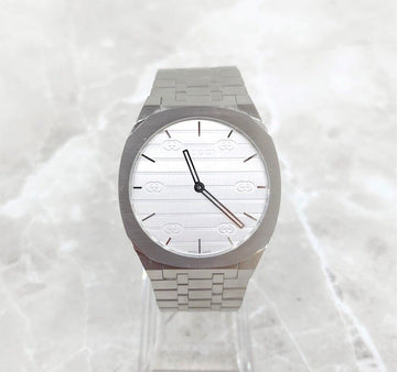 Gucci Interlocking G Monogram Metal Watch YA163407 111313433