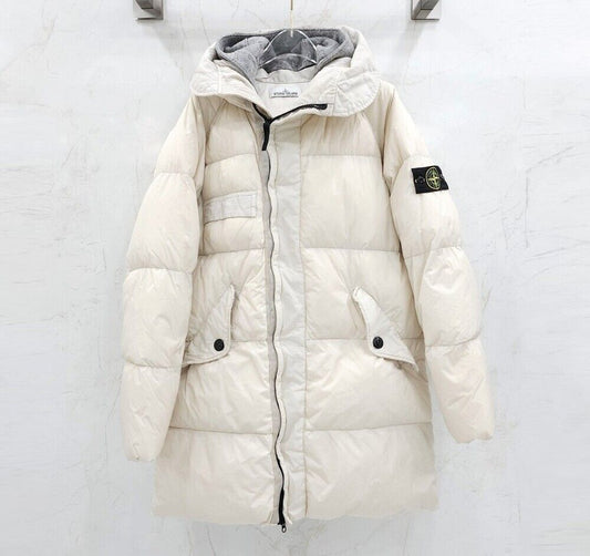 Stone Island Crinkle Labs Wappen Long Padding 123100746