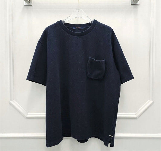 Louis Vuitton Navy Monogram 3D Pocket T-Shirt 103606508