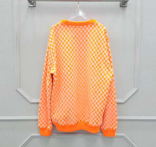 Louis Vuitton Orange Damier Flow Sweatshirt 87565887