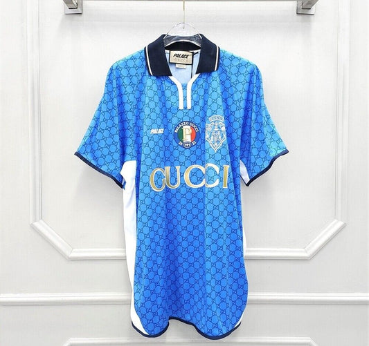 Gucci GG Technical Jersey T-Shirt with Allover Print 105215457