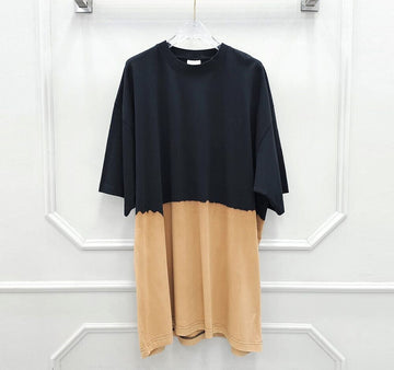 vetements Bleached Logo Embroidery Oversized T-Shirt 62602327