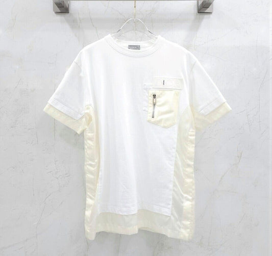 Dior sacai Logo Embroidered Pocket T-Shirt 61583872