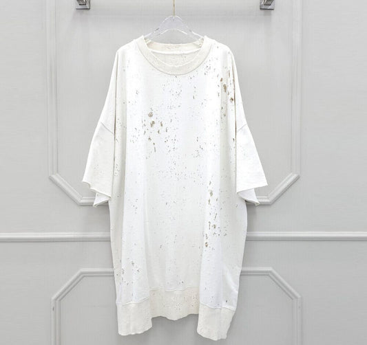 Maison Margiela MM6 Distressed Oversized Sweatshirt T-Shirt 77287080