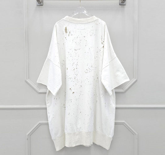 Maison Margiela MM6 Distressed Oversized Sweatshirt T-Shirt 77287080