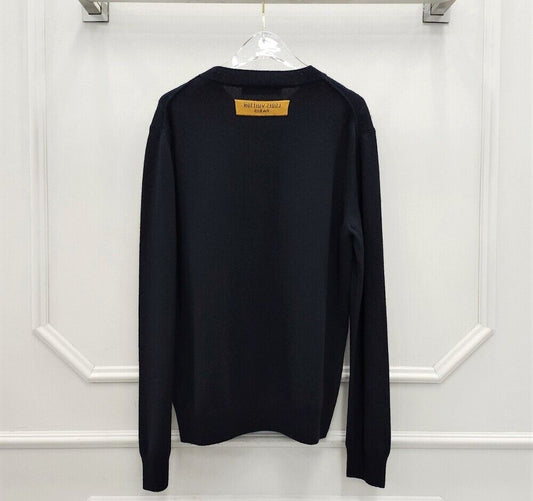 Louis Vuitton Cashmere Crewneck Sweater with Embossed Logo 77288188