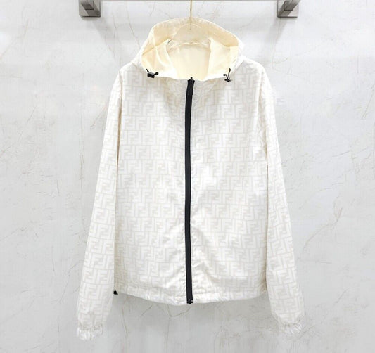 Fendi ff FF Logo Reversible Windbreaker Jacket 118337973