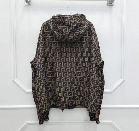 Fendi FF Nylon Reversible Hooded Jacket 97450075