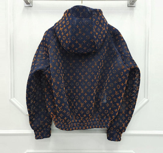 Louis Vuitton Gradient Monogram Mesh Bomber Jacket 61583900