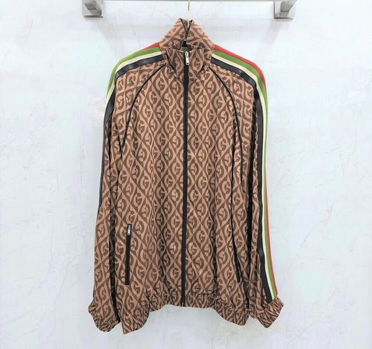 Gucci G Rombus Track Zip Windbreaker 115606805