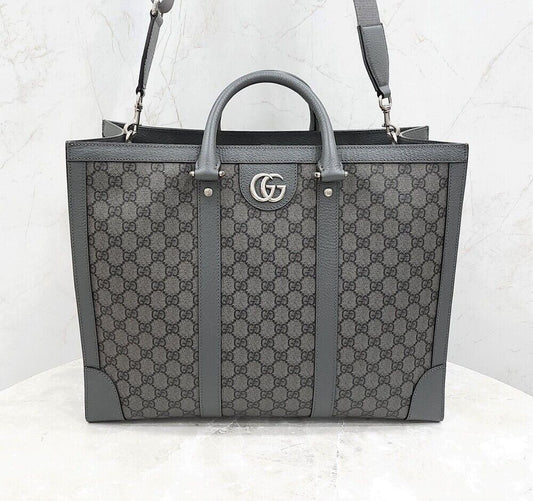 กระเป๋าโท้ตใบใหญ่ Gucci GG Ophidia 724665