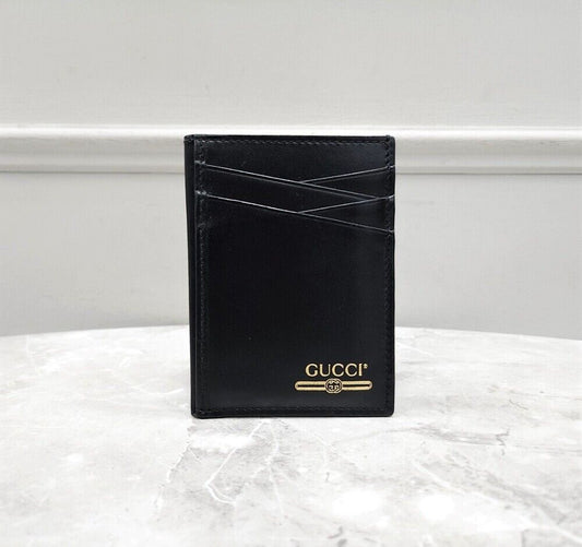 Gucci Black Logo Card Holder 94578717