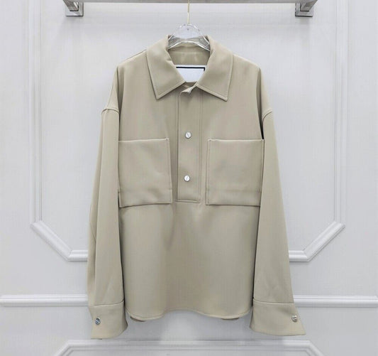 Wooyoungmi Khaki Double Pocket Pullover 77716479